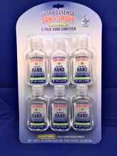 Load image into Gallery viewer, Ultra Defense Sani + Smart 6 Pack of Hand Sanitizer
