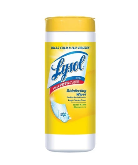 Lysol Disinfectant Wipes (One Canister)